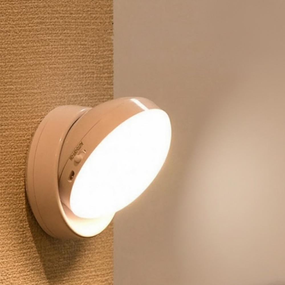 Magnetische LED Nachtlampe mit Bewegungsmelder – USB-C Aufladbar