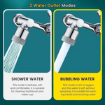 FlexiJet Faucet Attachment | 1080° Rotation for Effortless Cleaning