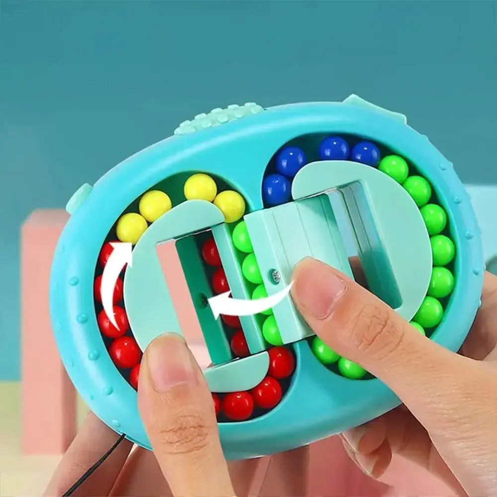 Bunte Drehperlen-Fidgetspiel – Fördert Logik & Farbempfinden