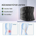 Rückenschmerzlinderer | Flexibles Stützsystem für die Wirbelsäule | Verstellbarer Lendenstützgürtel