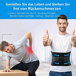 Rückenschmerzlinderer | Flexibles Stützsystem für die Wirbelsäule | Verstellbarer Lendenstützgürtel