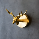 Wandhaken mit Tiermotiv in edlem Gold