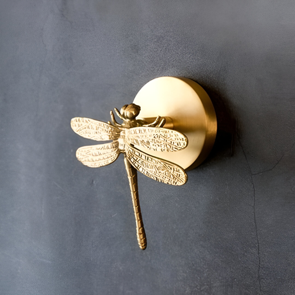 Wandhaken mit Tiermotiv in edlem Gold