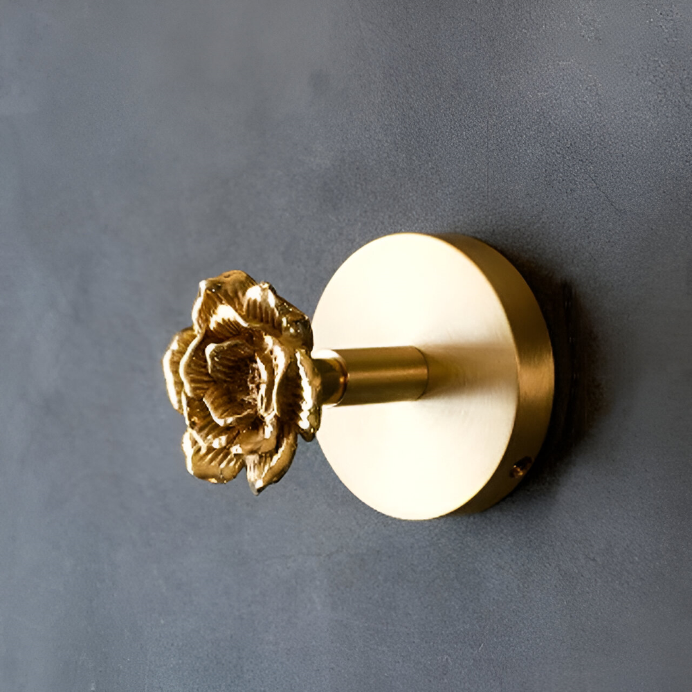 Wandhaken mit Tiermotiv in edlem Gold