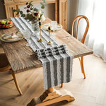 Nature-inspired table runner for an inviting ambiance