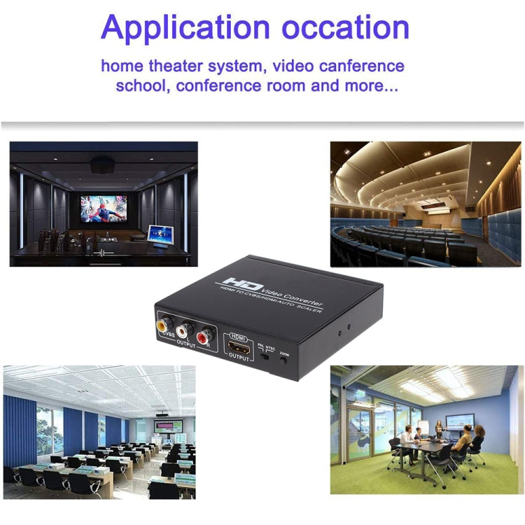 SmartScaler | HDMI zu CVBS Video Konverter mit Hochleistungs-Scaler
