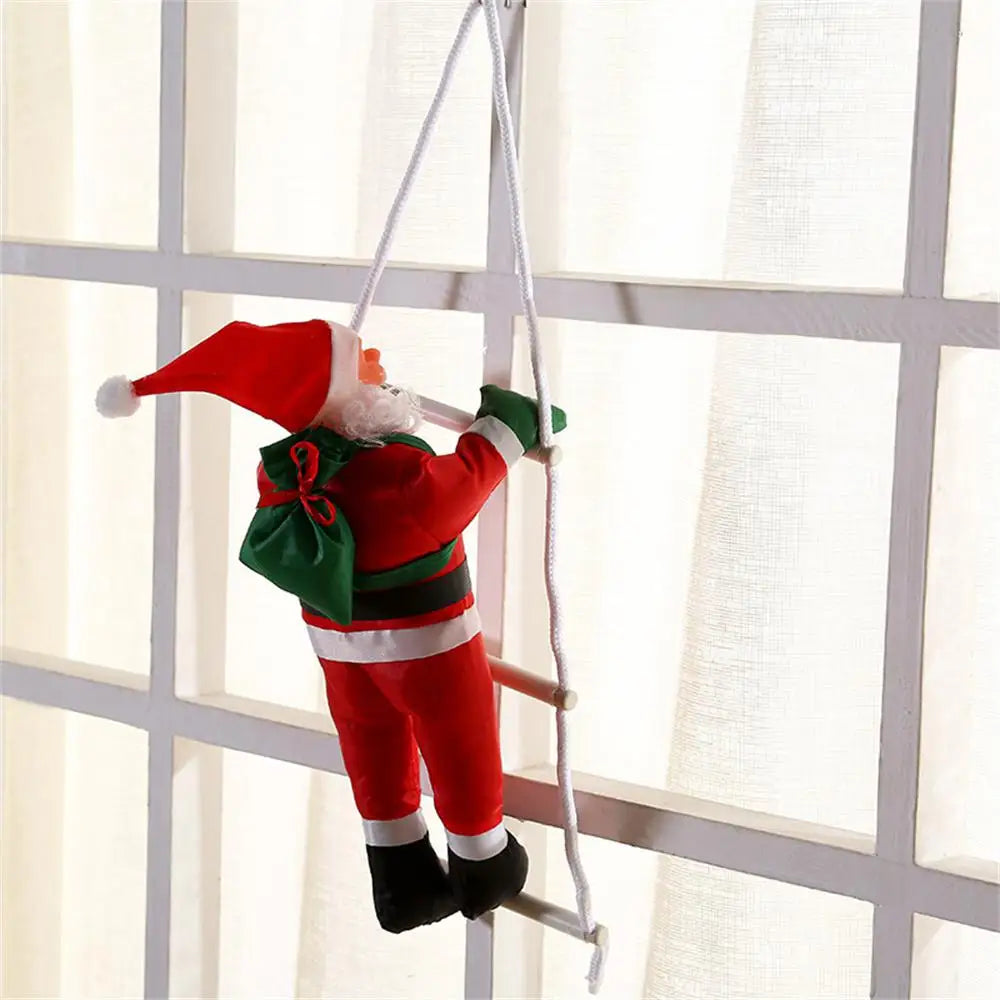 Hängende Weihnachtsdeko – Kletternder Santa Claus Figur für Fenster