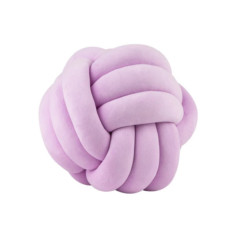 Samt Kissen mit Knoten