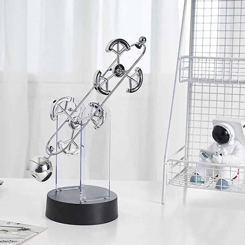 Kinetische Eleganz | Rotierendes Pendel Ornament