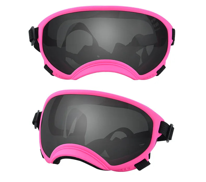 Verstellbare winddichte Hundesonnenbrille mit UV-Schutz