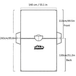 Vielseitiger, Leichter und Wasserdichter Outdoor-Poncho für Abenteuer