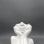 Fröhliche Glücksblume Topf Skulptur