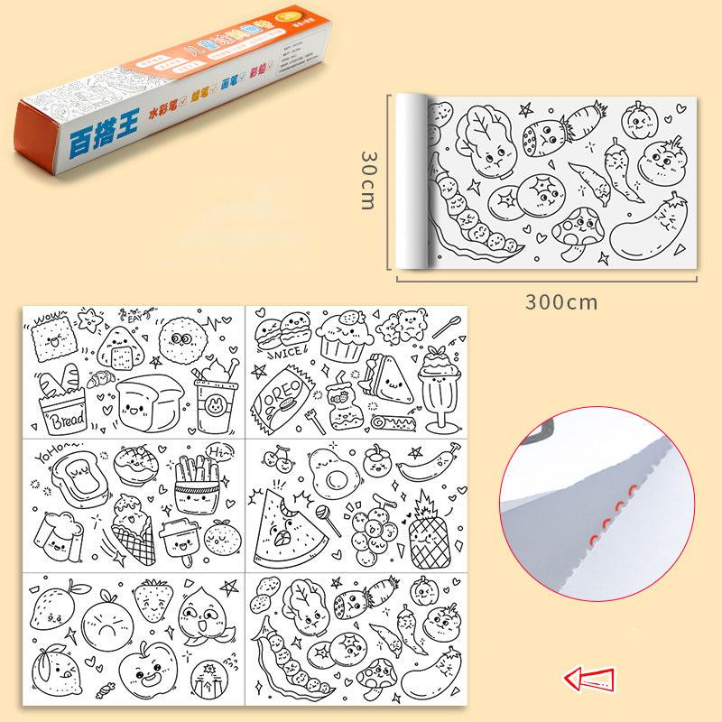 XXL-Malpapier für kreative Kinderträume
