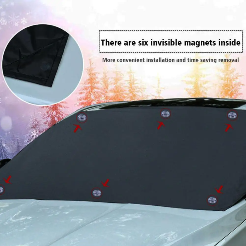 Allwetter-Schutz – Magnetischer Windschutz für Autos, Frost- und UV-Schutz
