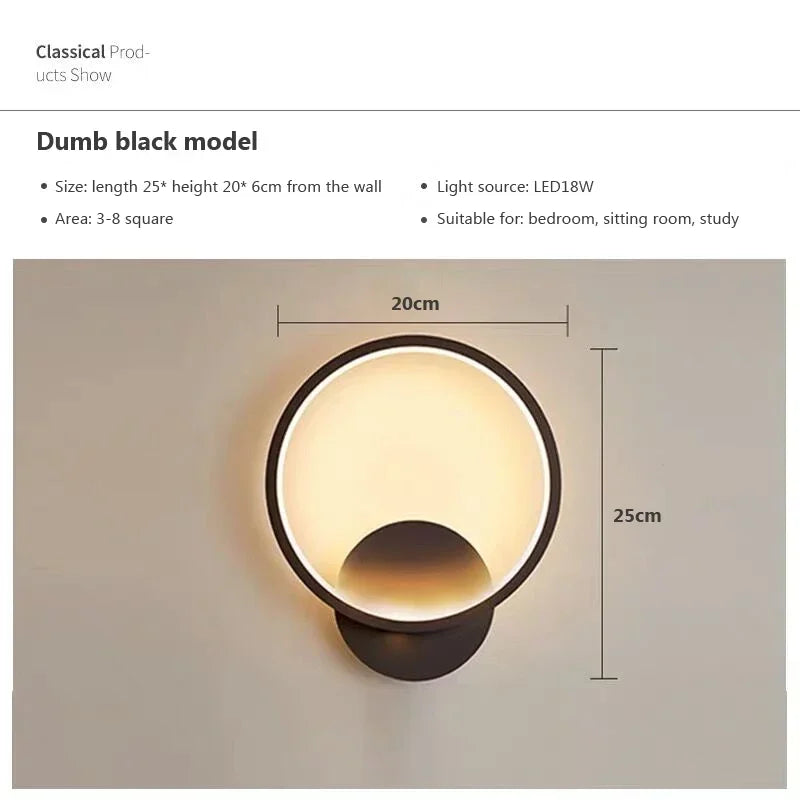 Elegant C-Design LED Wall Light | Minimalist Lighting for Your Home