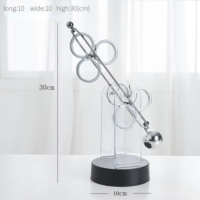 Kinetische Eleganz | Rotierendes Pendel Ornament
