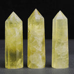 Crystal Clear Natural Quartz Obelisk | Spiritual Energy for Your Home