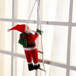 Hängende Weihnachtsdeko – Kletternder Santa Claus Figur für Fenster