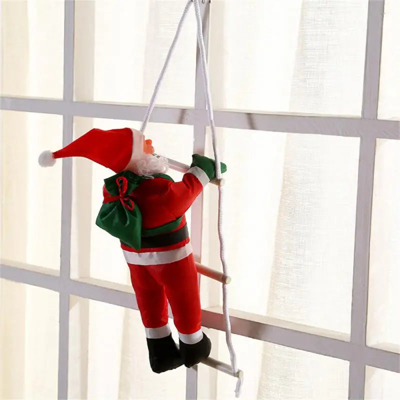Hängende Weihnachtsdeko – Kletternder Santa Claus Figur für Fenster