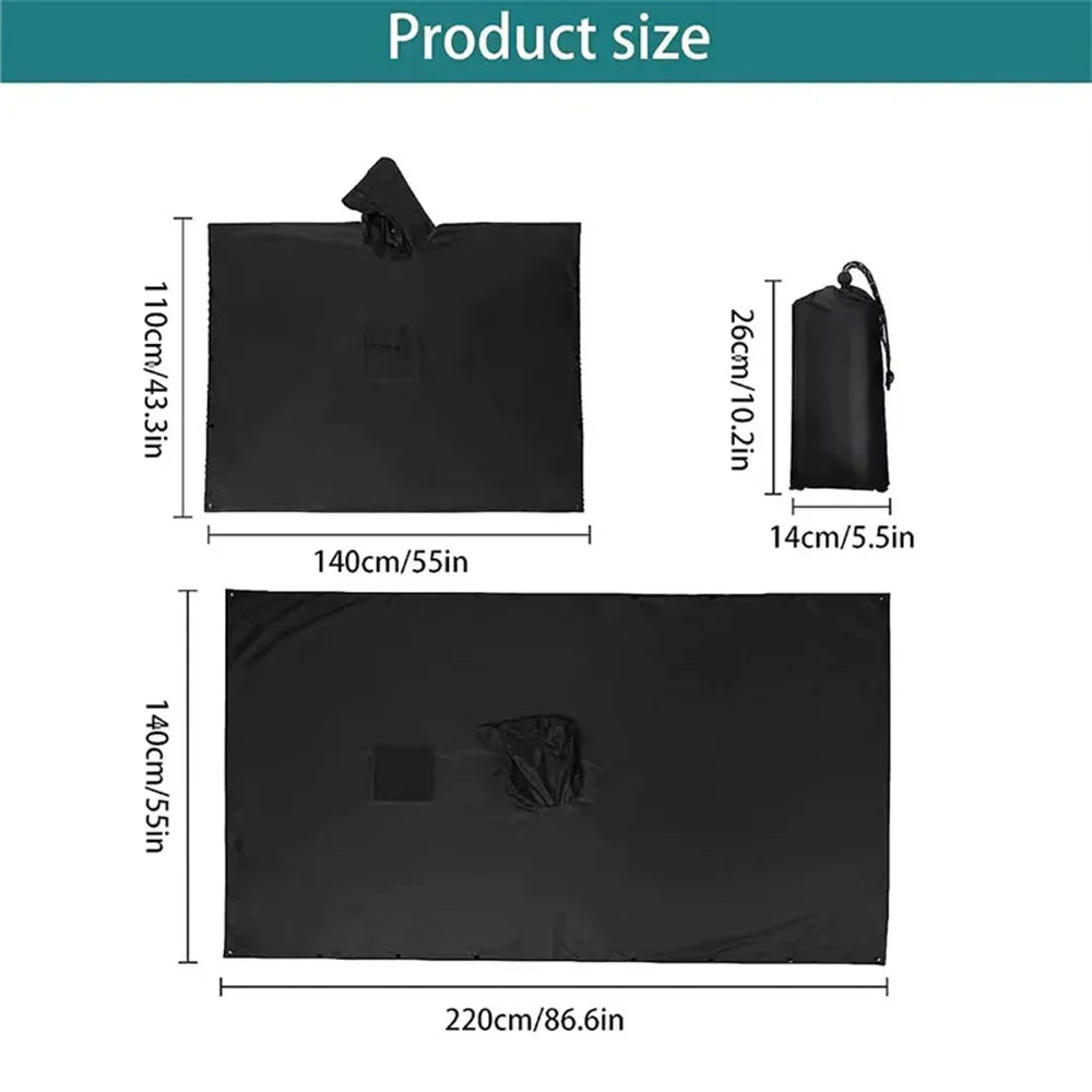Multifunktioneller Regenponcho für Outdoor-Abenteuer