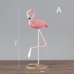 Playful Flamingo Sculpture for Creative Accents