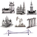 Kreatives 3D Metall Puzzle Set: Baue und Entdecke Weltwunder