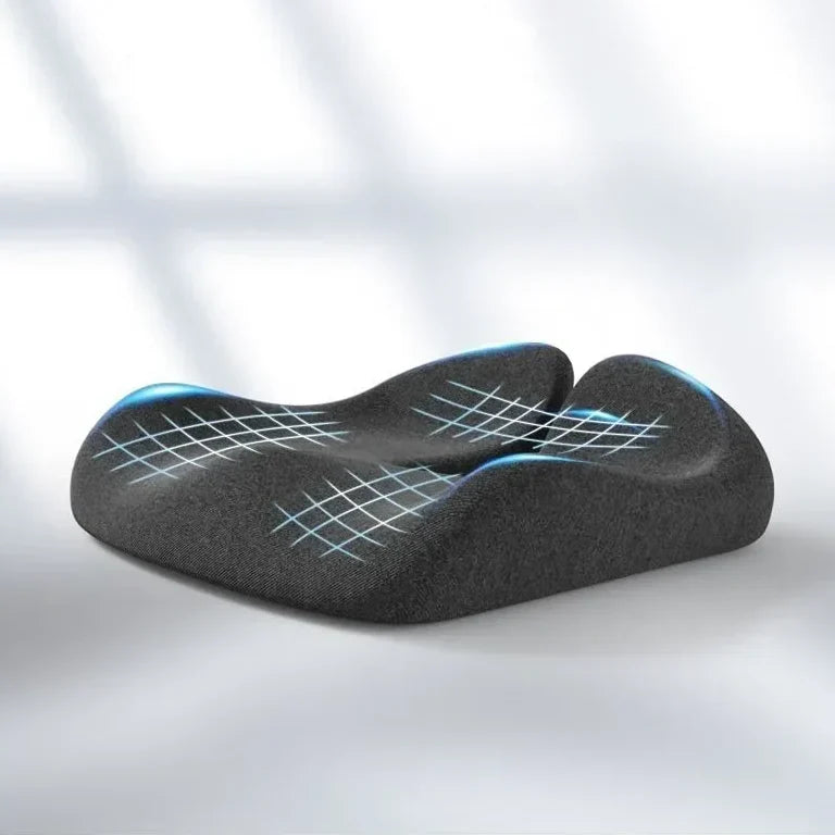 Ergonomisches Sitzkissen – Gedächtnisschaum für Komfort und Unterstützung