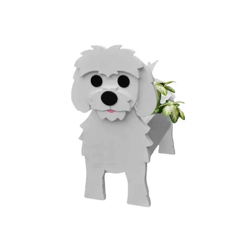 Hundefreundlicher Blumentopf – Verspielter Pflanzenbehälter