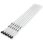 Ultimate Grill Skewers | Long Stainless Steel Skewers with Wooden Handle | Set of 6