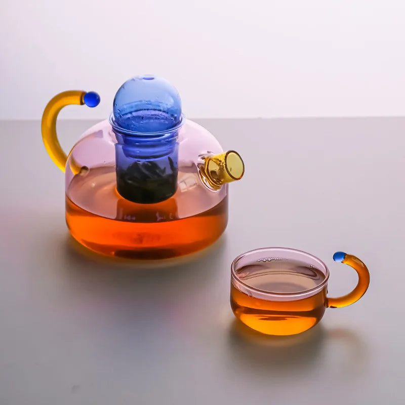 Bunte Teekanne
