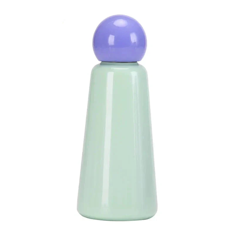 Elegante Edelstahlflasche mit doppeltem Farbdesign