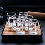Whiskyglas Set aus Kristall – Gläser mit Schale