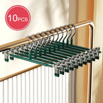 Stylish Stainless Steel Hanger with Flexible Clips