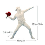 Moderne Skulpturenserie: Blumenwerfer Statue