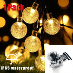 Solar Powered Outdoor 100 LED String Fairy Lights