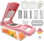 Küchenprofi | 12-in-1 Vegetable Chopper | 7 Stainless Steel Blades, Non-Slip & BPA-Free | For Versatile Vegetable Preparation