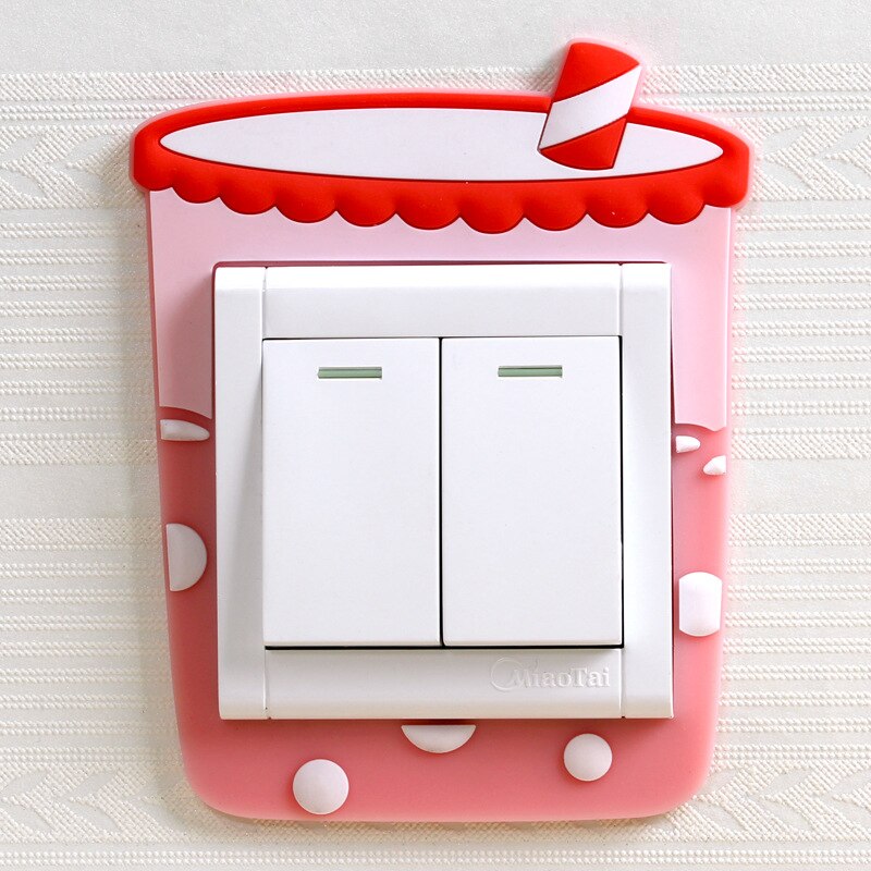 3D Leuchtende Tier-Switch-Cover für ein verspieltes Zuhause