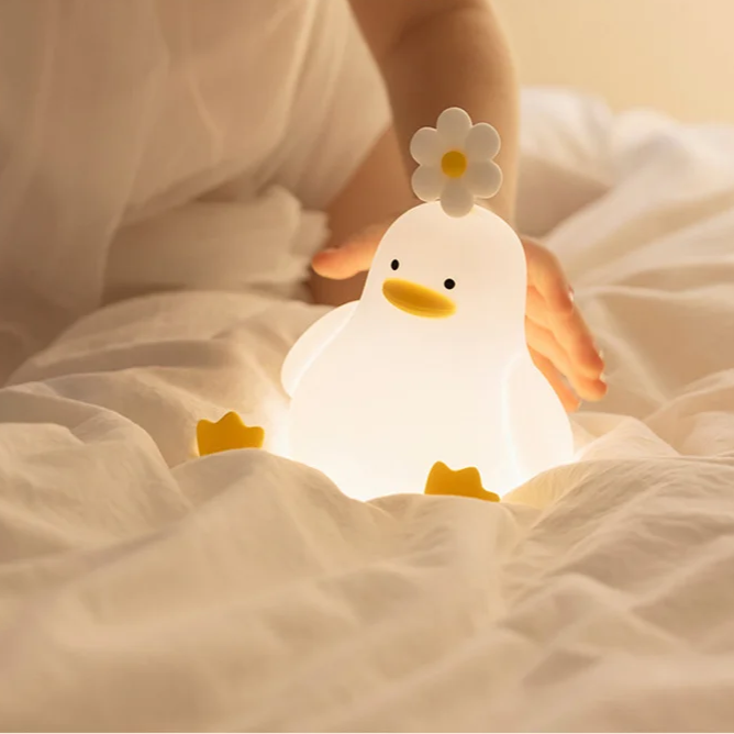 Bezaubernde Nachtlampe in Entenform