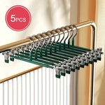Stylish Stainless Steel Hanger with Flexible Clips