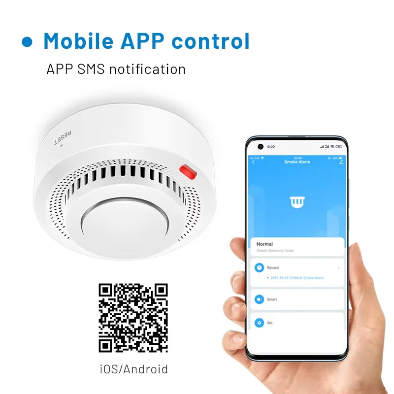 Sicherheitswächter | Intelligenter WLAN Rauchmelder 85dB – Brandschutz für Ihr Zuhause