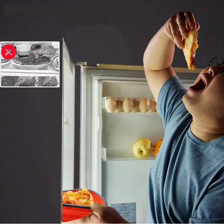 Smarte Silikon-Pizza-Box für eine einfache Aufbewahrung