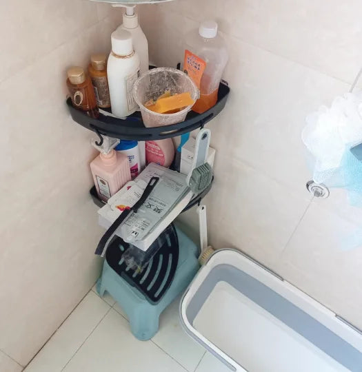 Kleberfreier Duschregal-Organizer – Robust, Wasserdicht & Flexibel