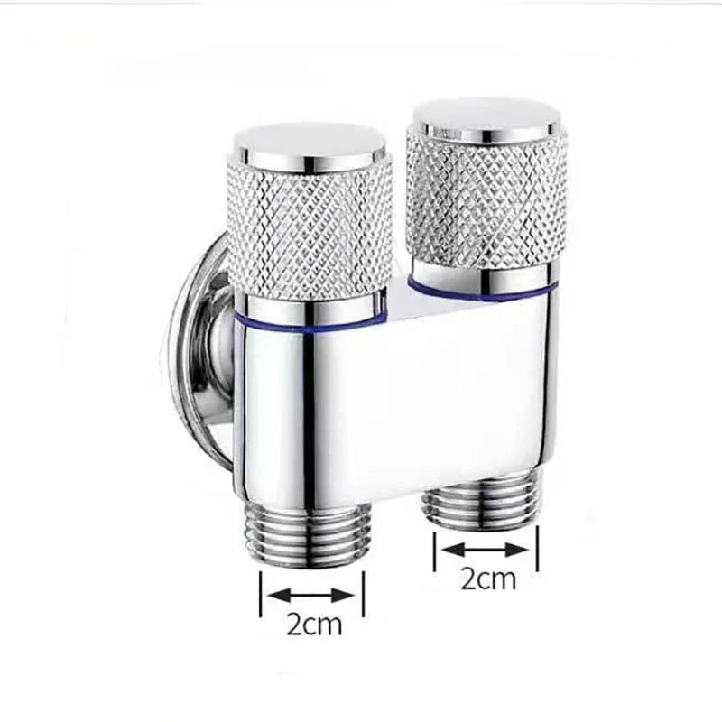 2-in-1 Wandarmatur für Toilette und Waschmaschine – Dual Flow Pro