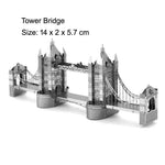 Kreatives 3D Metall Puzzle Set: Baue und Entdecke Weltwunder