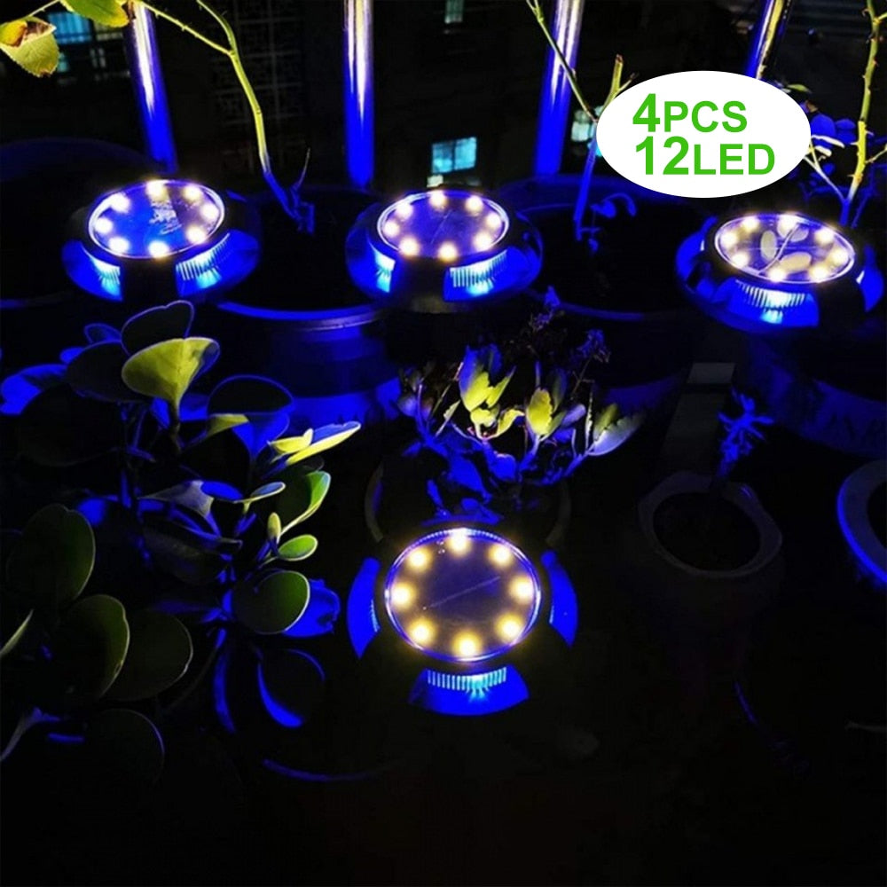 Solarbetriebene Gartenlichter mit Farbwechsel | LuminaGard