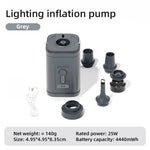 Akku-Luftpumpe mit 2-in-1 Funktion für vielseitigen Einsatz