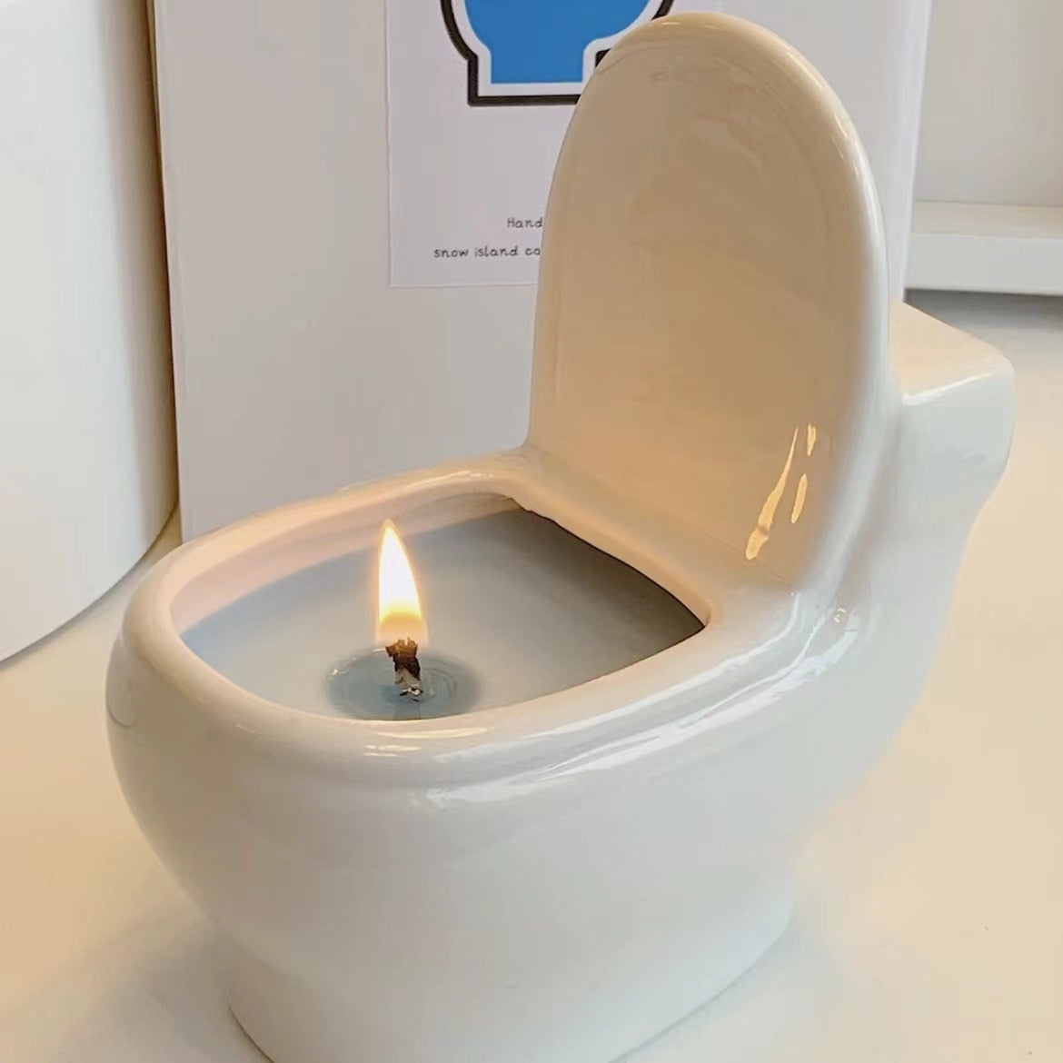 Kreative Lustige Aromatherapie Kerze für die Toilette