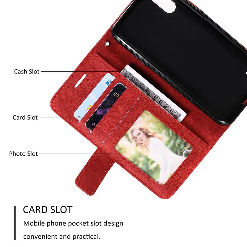Elegant Leather Flip Case for Samsung Galaxy A-Series