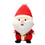 Weihnachtliche Plüschspielzeuge zur Dekoration – Rentier, Weihnachtsmann, Schneemann