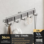 Elegant aluminum wall and door hooks for every room